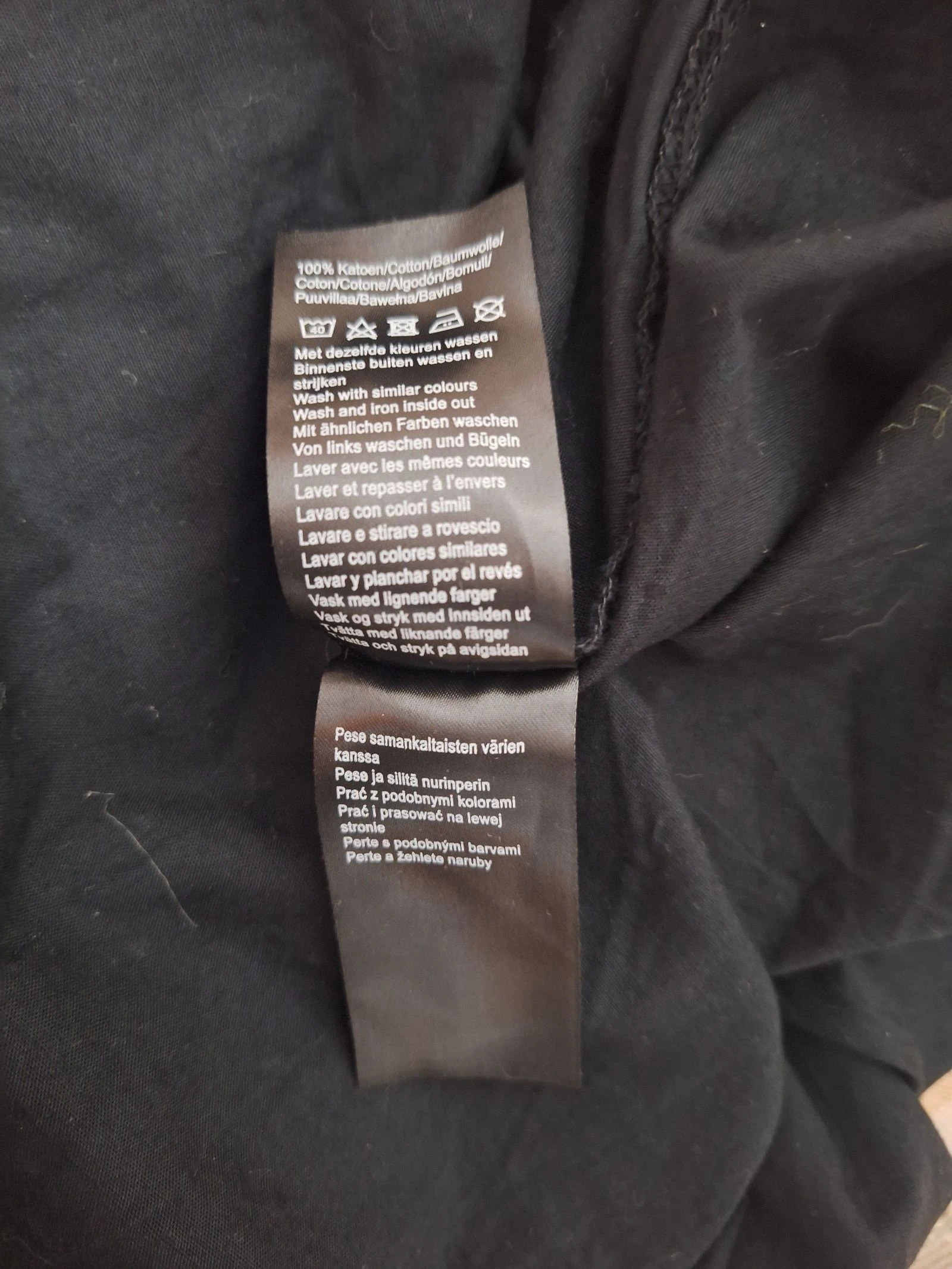 WE black crisscross effect skirt 100% cotton size XL – photo 9